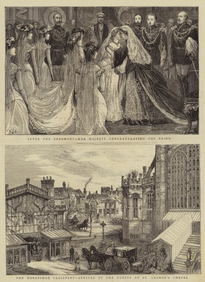 Die königliche Hochzeit in Windsor von Charles J. Staniland